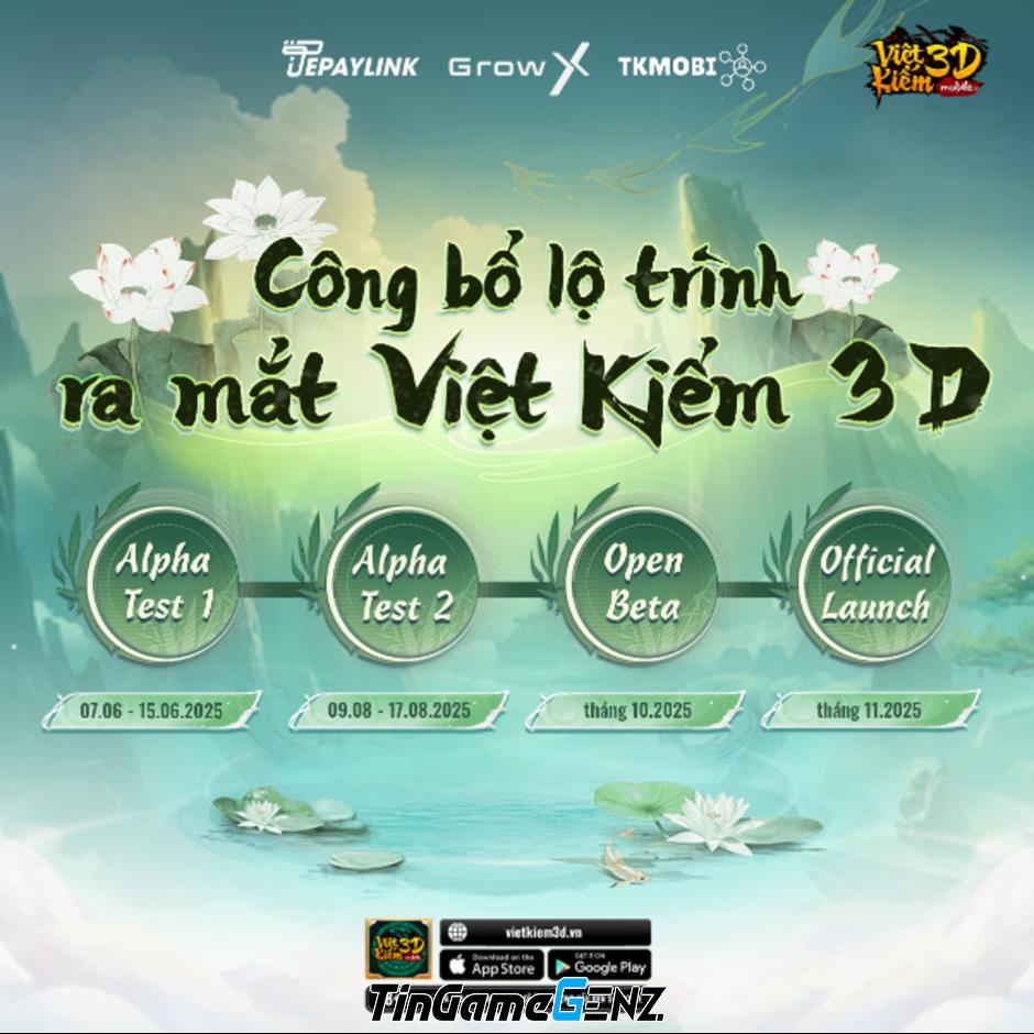 Khám Phá Việt Kiếm 3D Mobile: Khai Mở Alpha Test Đợt 1 Cho Game Thủ Yêu Thích MMORPG 3D Thuần Việt! Khám Phá Việt Kiếm 3D Mobile: Khai Mở Alpha Test Đợt 1 Cho Game Thủ Yêu Thích MMORPG 3D Thuần Việt!