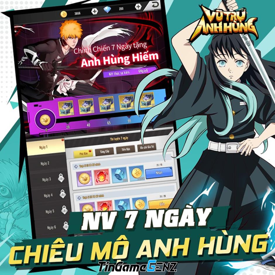 Khám Phá Vũ Trụ Anh Hùng Gzone: Trải Nghiệm Anime Đỉnh Cao Ngay Trên Điện Thoại Của Bạn!