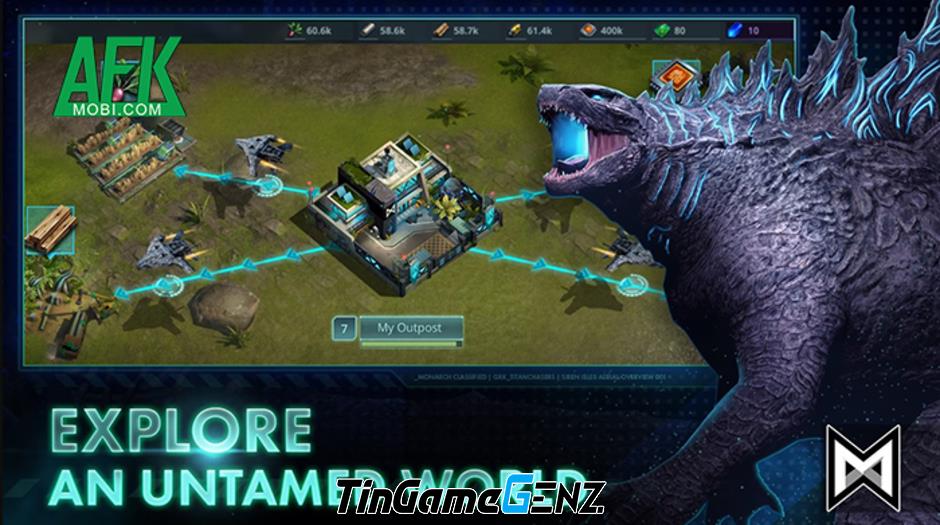 Khám phá vũ trụ quái vật trong Godzilla x Kong: Titan Chasers