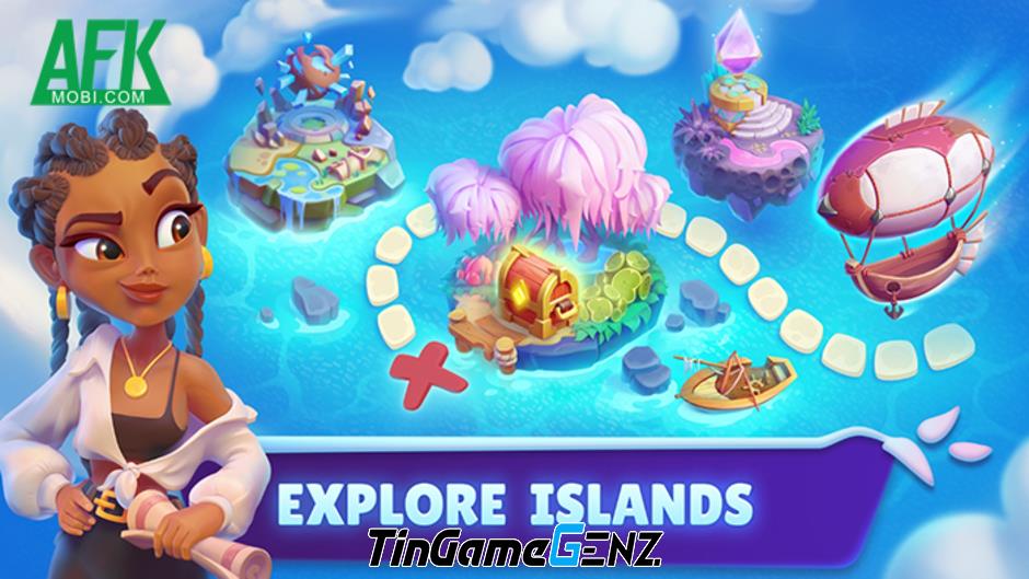 Khám phá vùng đất mới trong game di động Elf Islands