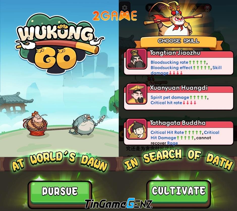 Khám Phá Wukong Go: Game Roguelike Phiêu Lưu Tây Du Ký Hài Hước và Cuốn Hút!