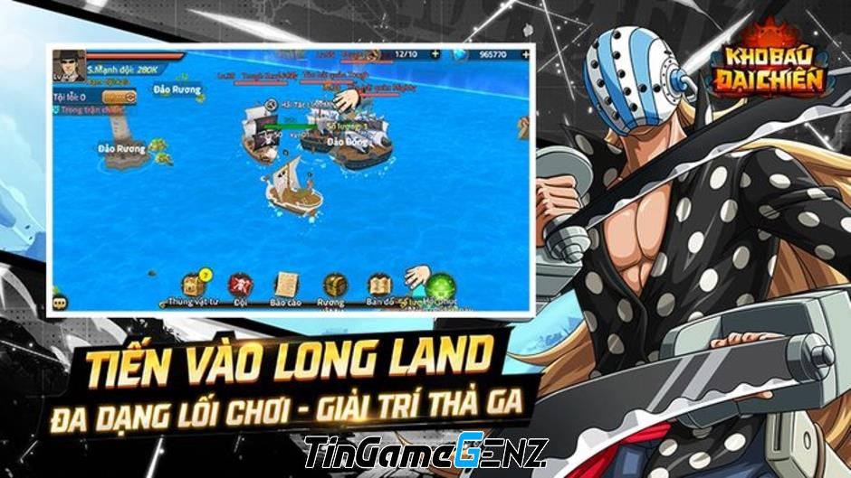 Kho Báu Đại Chiến: Game đấu tướng One Piece sắp ra mắt.