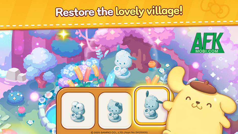 Khôi phục Ngôi Làng Đổ Nát trong Game Giải Đố Match-3 Hello Kitty Friends Match: Hành Trình Hồi Sinh Thú Vị!