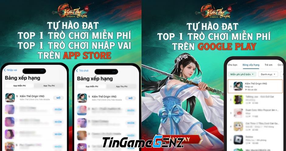 Kiếm Thế Origin: Dấu ấn nổi bật tại làng game Việt trong 1 năm