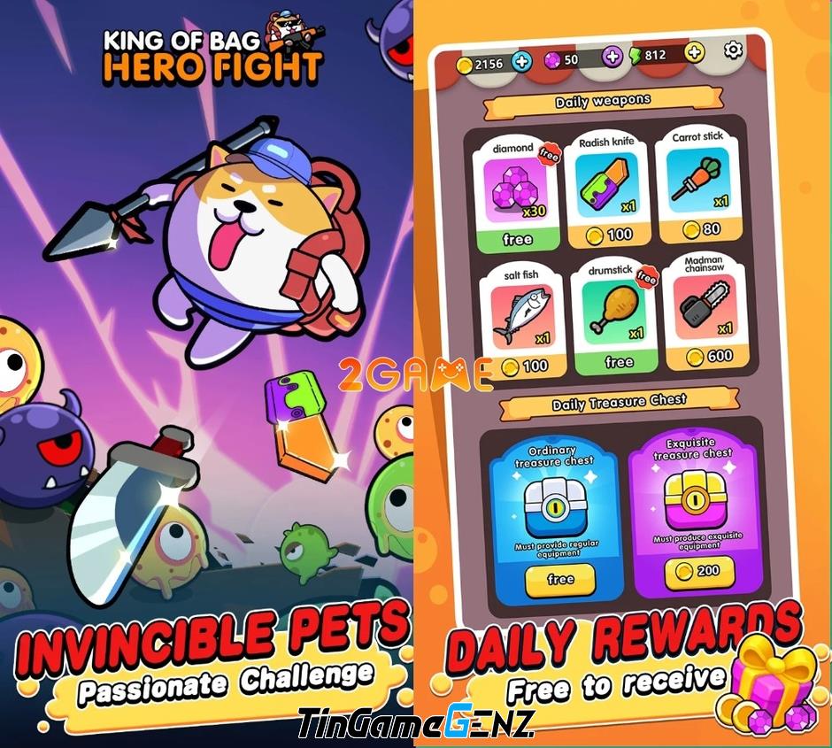 "King of Bag Hero Fight – Trở thành chó anh hùng bảo vệ thế giới"