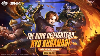 Kyo Kusanagi từ King of Fighters gia nhập Quân Đoàn trong Metal Slug: Awakening