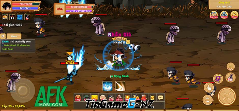 Làng Mộc Diệp Mobile: Không phải game Naruto tốt nhất nhưng cũng thú vị để trải nghiệm