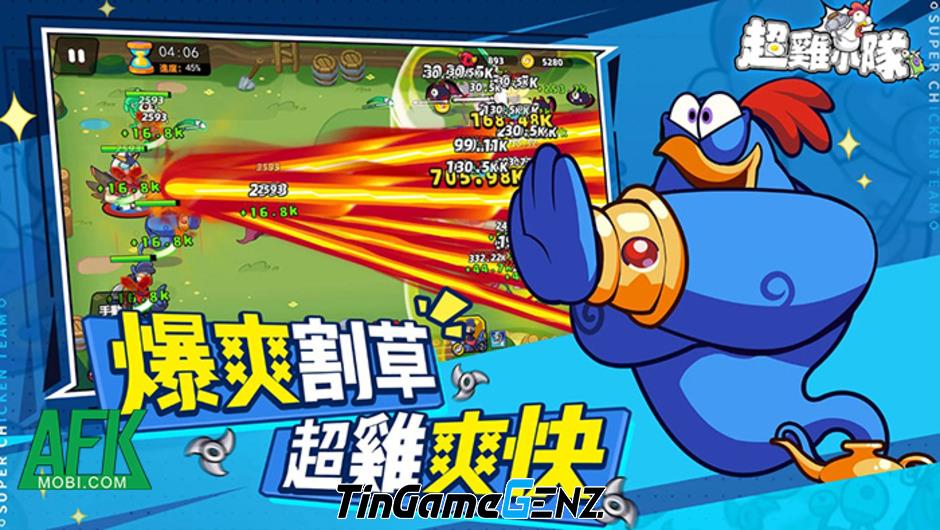 Lập Biệt Đội Siêu Gà trong game Super Chicken Team