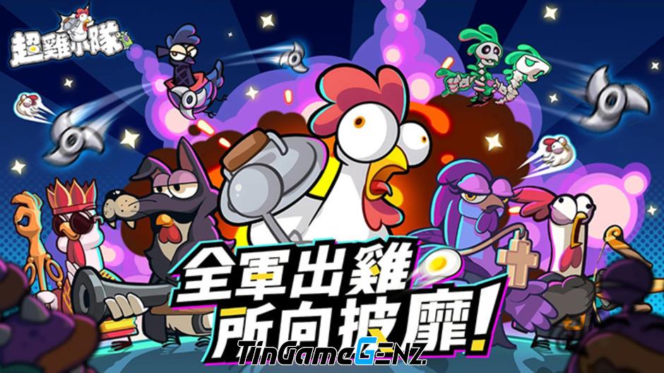 Lập Biệt Đội Siêu Gà trong game Super Chicken Team