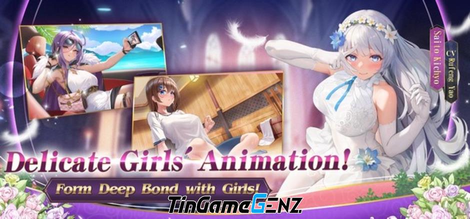 Lựa chọn waifu xinh đẹp trong Girl Wars - game mobile mới đầy thú vị.