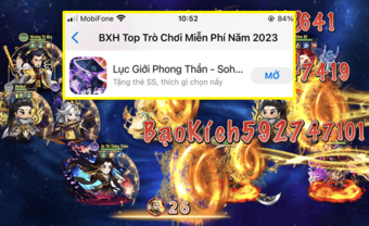 Lục Giới Phong Thần lọt Top trò chơi miễn phí 2023 trên App Store.