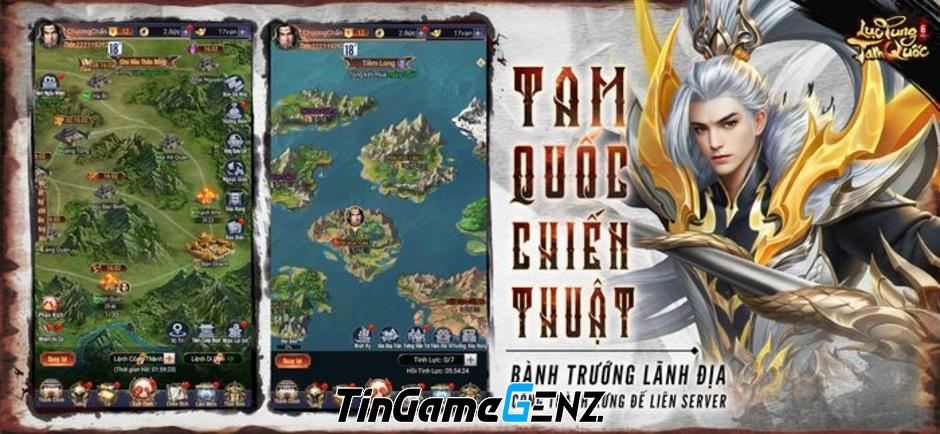 Lục Tung Tam Quốc - Game thẻ tướng nhàn rỗi mở đăng ký trước trên di động