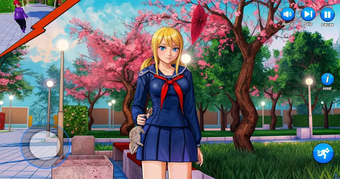 Lucy quậy phá lớp học trong game Anime Bad Evil School Teacher