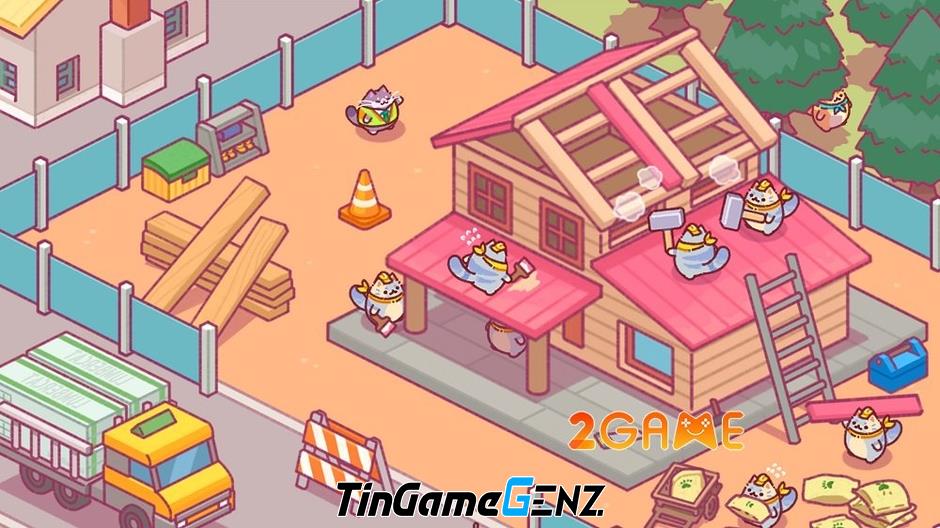 Lumbercat - Thế giới tycoon idle với những chú mèo đáng yêu