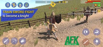 Luyện tập trở thành Kỵ Binh vĩ đại trong Knight RPG - Knight Simulator