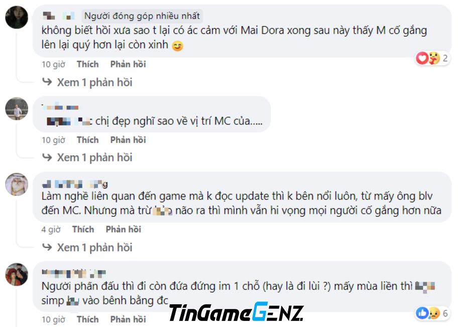 Mai Dora chia sẻ ý kiến về 