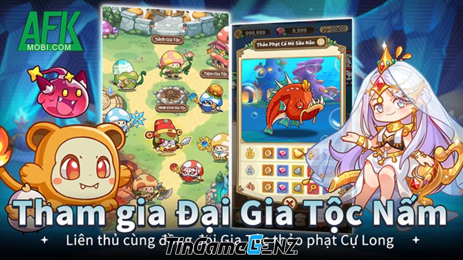 Maple Rush - Game Nấm Lùn Tiến Lên chính thức ra mắt tại thị trường game Việt Nam