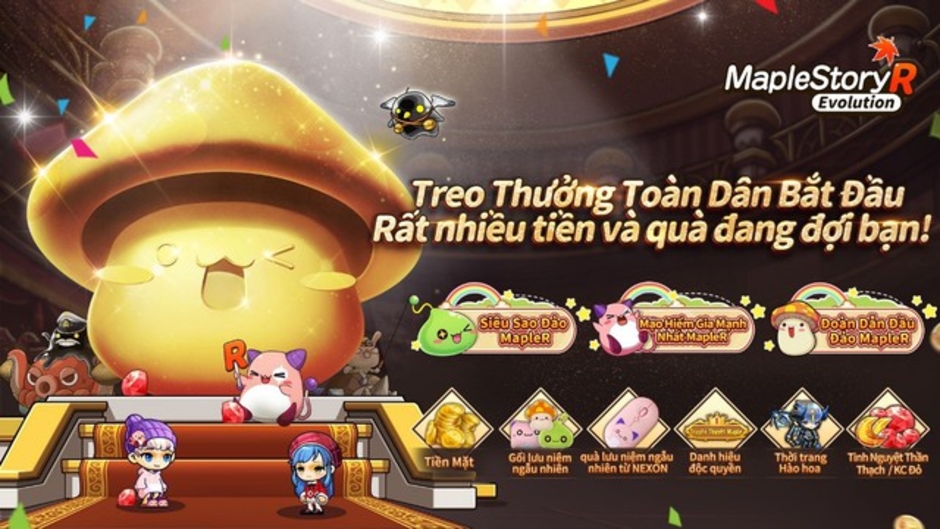 MapleStory R: Evolution chào đón người chơi Việt, thỏa sức phiêu lưu và nhận ưu đãi khi khởi động máy chủ!