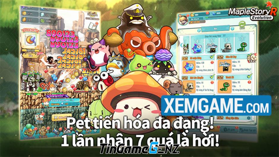 MapleStory R: Evolution - Đăng ký trước Nấm Lùn Phiêu Lưu Ký tại Việt Nam