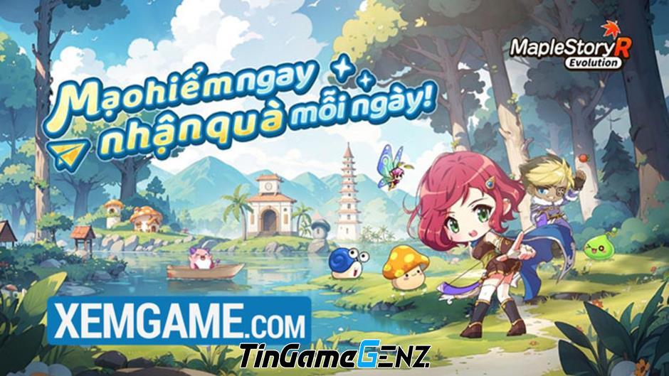 MapleStory R: Evolution - Đăng ký trước Nấm Lùn Phiêu Lưu Ký tại Việt Nam