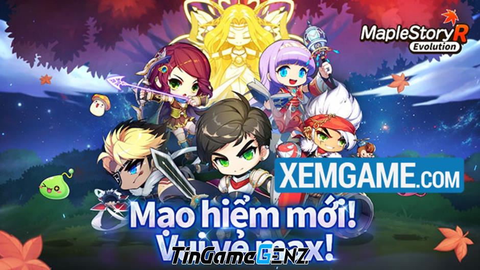 MapleStory R: Evolution - Đăng ký trước Nấm Lùn Phiêu Lưu Ký tại Việt Nam