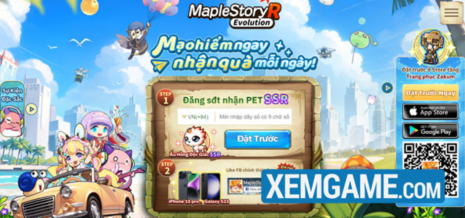 MapleStory R: Evolution - Một trải nghiệm đầy đủ tính năng và đa dạng với đồ họa đáng yêu và chiều sâu