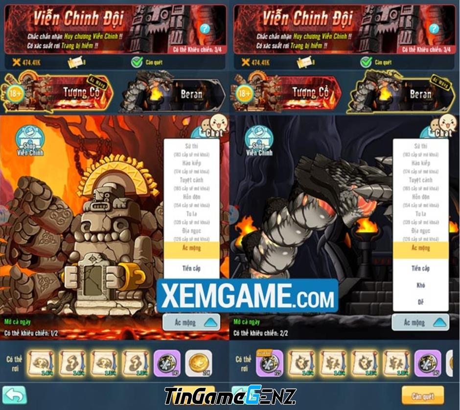 MapleStory R: Evolution - Trải nghiệm đa dạng hoạt động hấp dẫn.