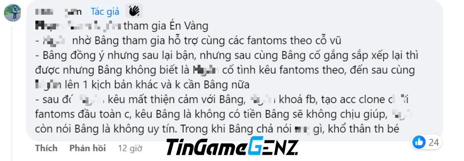 MC Liên Quân nổi tiếng phải đóng băng tài khoản mạng xã hội sau scandal.