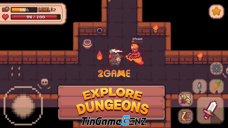 Megis Adventure - Tựa game nhập vai thế giới mở khám phá hầm ngục bí ẩn với đồ họa pixel cuốn hút