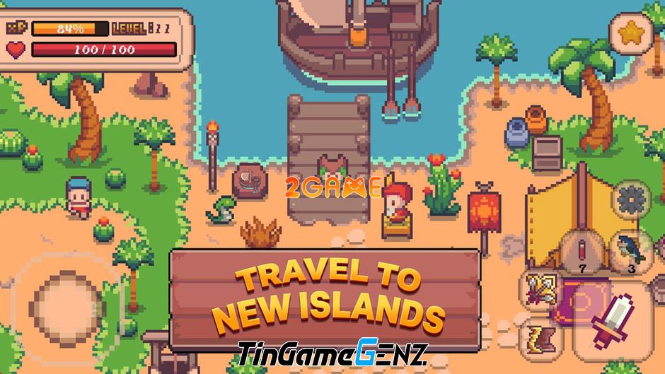 Megis Adventure - Tựa game nhập vai thế giới mở khám phá hầm ngục bí ẩn với đồ họa pixel cuốn hút