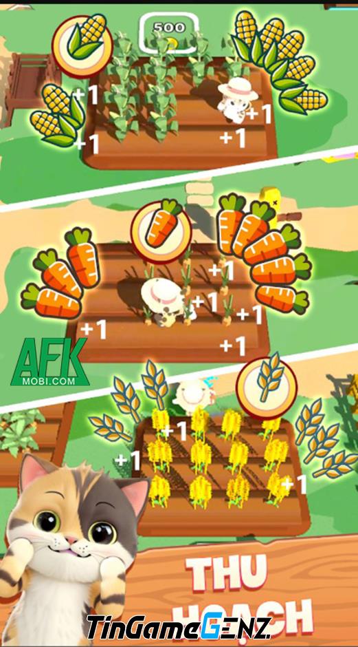 Meowaii Farm - Garden Cat Tail: Game quản lý nông trại cho người yêu Mèo