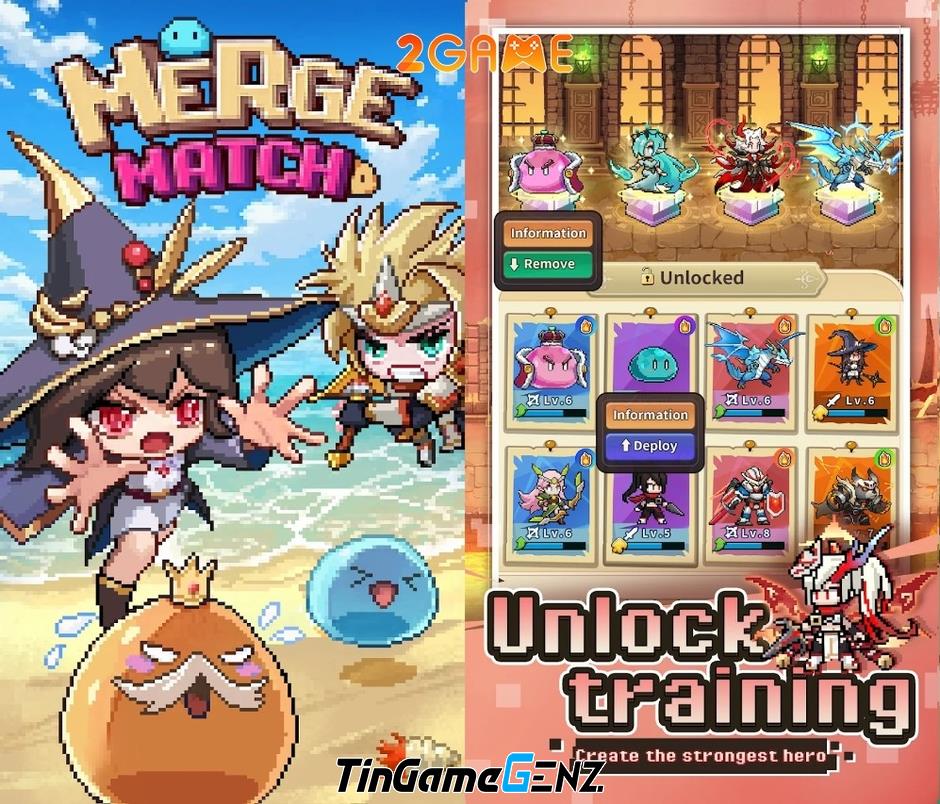 Merge Match - Game kết hợp nhập vai và match-3 hấp dẫn