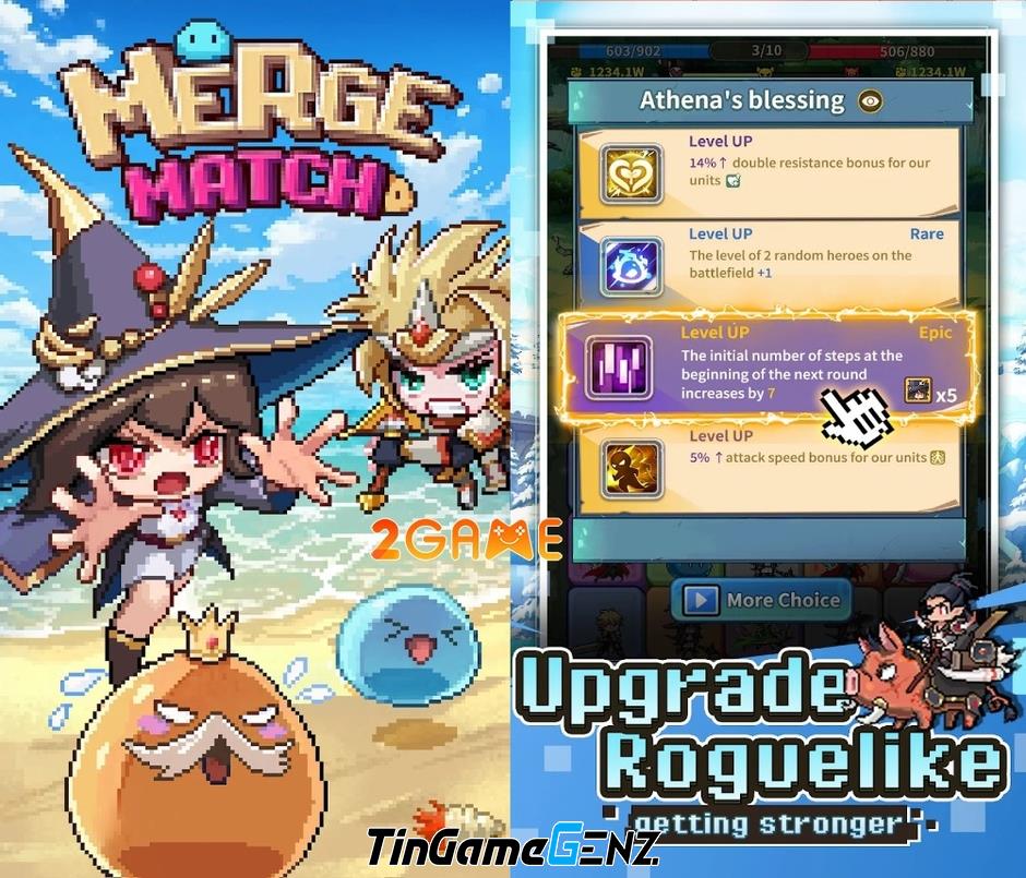 Merge Match - Game kết hợp nhập vai và match-3 hấp dẫn