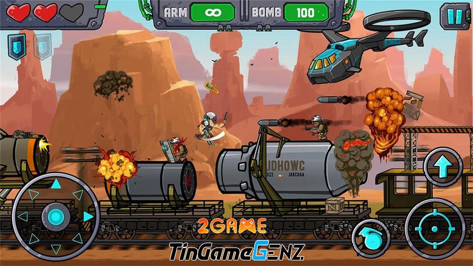 Metal Soldiers: Alpha Guns - Game hành động đỉnh cao, cùng cảm nhận cảm hứng từ Metal Slug