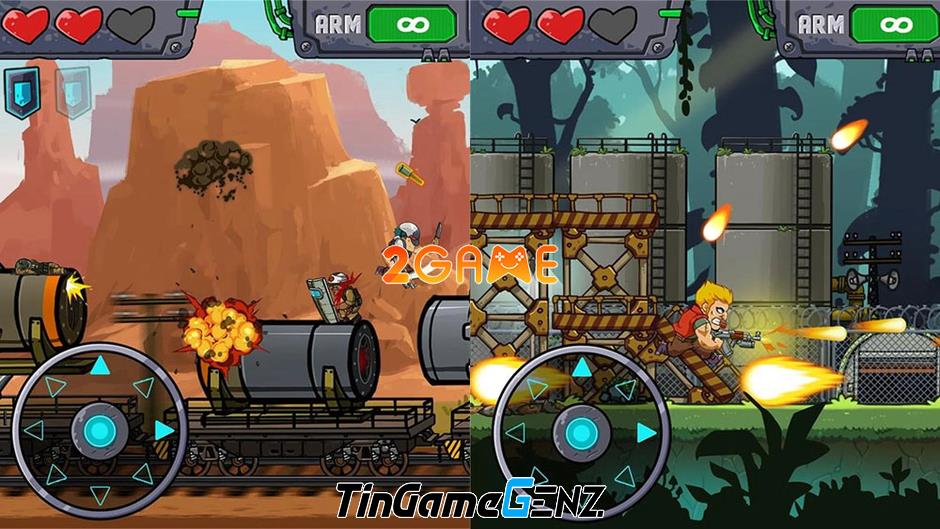 Metal Soldiers: Alpha Guns - Game hành động đỉnh cao, cùng cảm nhận cảm hứng từ Metal Slug