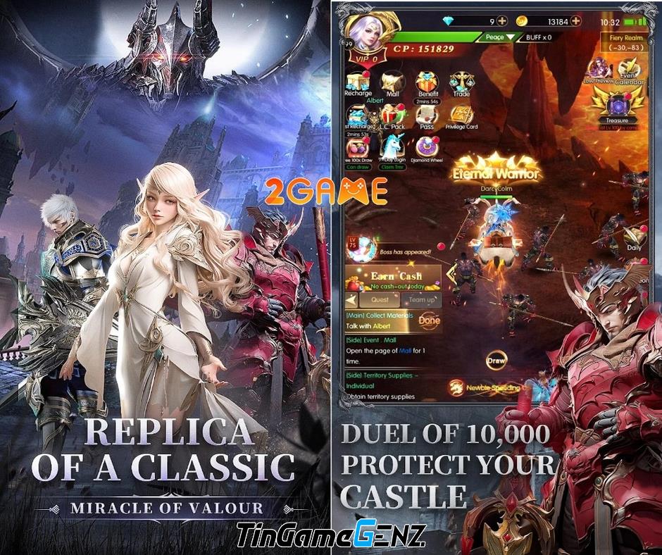 Miracle of Valour - Game MMORPG với đồ họa đẹp mắt