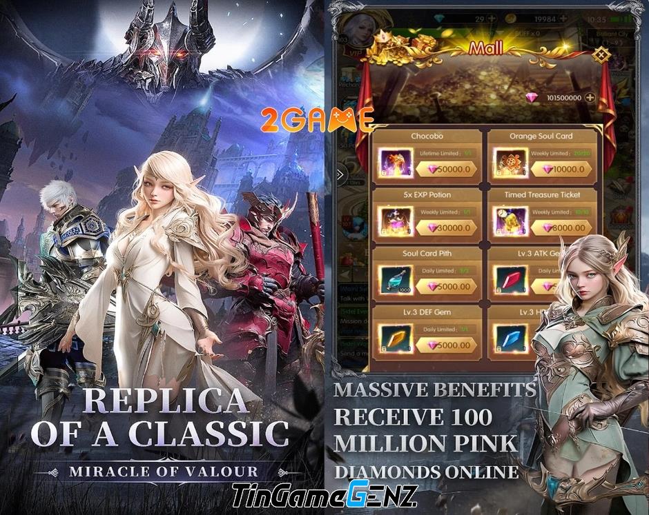 Miracle of Valour - Game MMORPG với đồ họa đẹp mắt