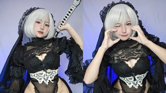 Miwki Min lột xác thành công trong cosplay 2B phiên bản Nier: Automata.