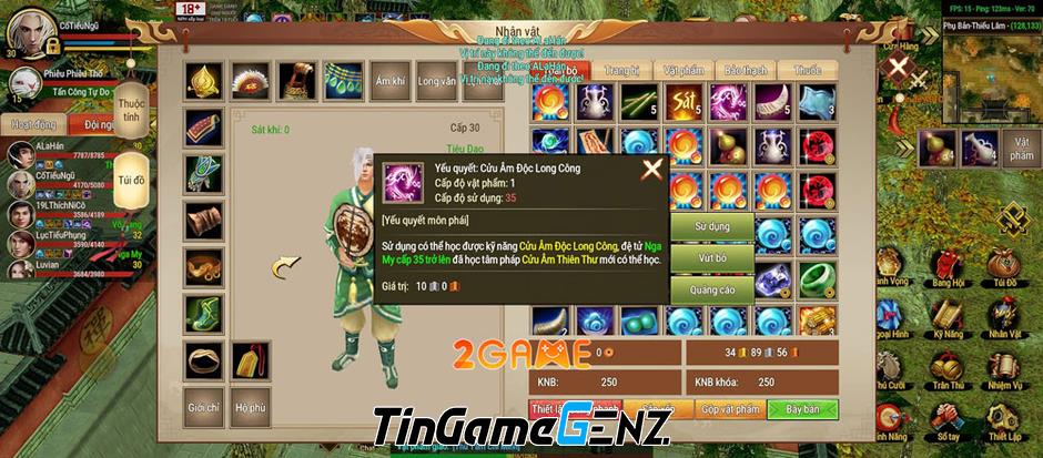 MMORPG 3D Thần Long Mobile gặp kẹt kèm theo lượng người chơi ồ ạt