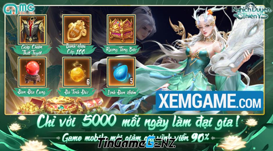 MMORPG "Nghịch Duyên Thiên Ý" mở landing cam kết hỗ trợ game thủ "90% Mãi Mãi" liệu có thật?