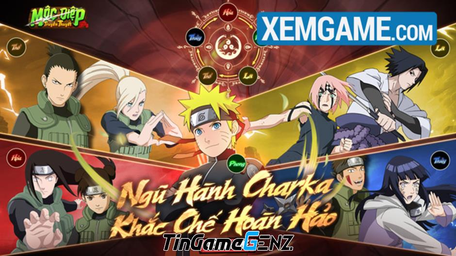 Mộc Diệp Truyền Thuyết: Game mới hấp dẫn dựa trên Naruto