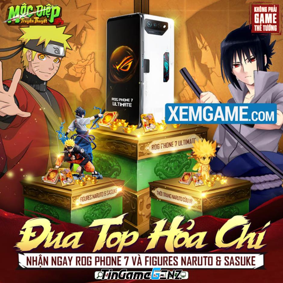 Mộc Diệp Truyền Thuyết: Game mới hấp dẫn dựa trên Naruto