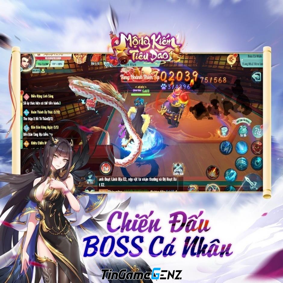 Mộng Kiếm Tiêu Dao: Game MMORPG mới ra mắt tại Làng game Việt