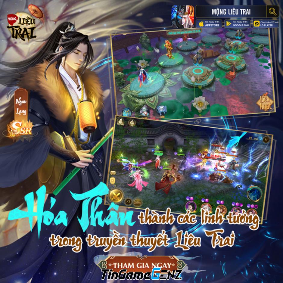 Mộng Liêu Trai: Sự xuất hiện bất ngờ trong làng game Việt, khai mở cuộc phiêu lưu hấp dẫn.