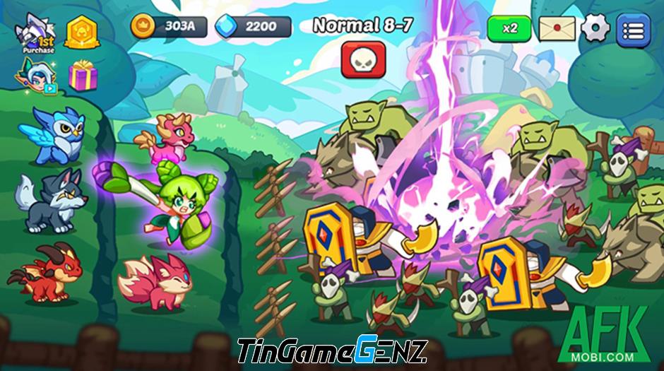 Monsters Clash: Game RPG Idle với lối chơi phòng thủ thú vị