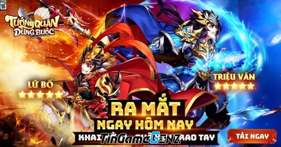 Mọt Game tặng 300 Gift code Tướng Quân Dừng Bước độc quyền