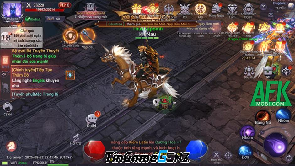 MU: Hồng Hoả Đao - Trải Nghiệm MU Online Đột Phá Trên Thiết Bị Di Động!