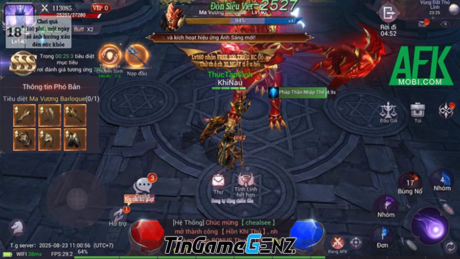 MU: Hồng Hoả Đao - Trải Nghiệm MU Online Đột Phá Trên Thiết Bị Di Động!