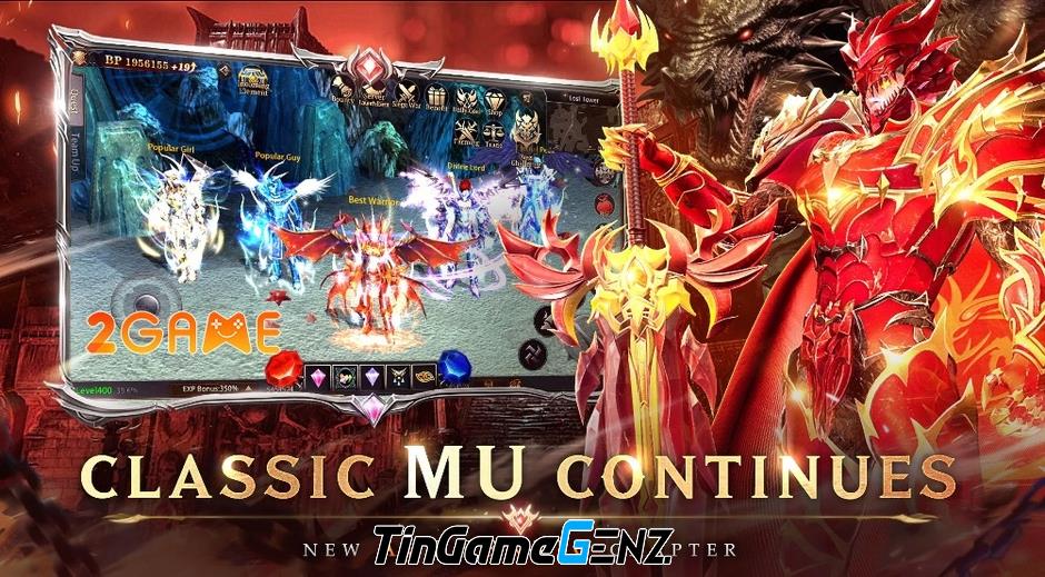 MU Monarch SEA – Game MU Online chuẩn nhất trên di động hiện nay