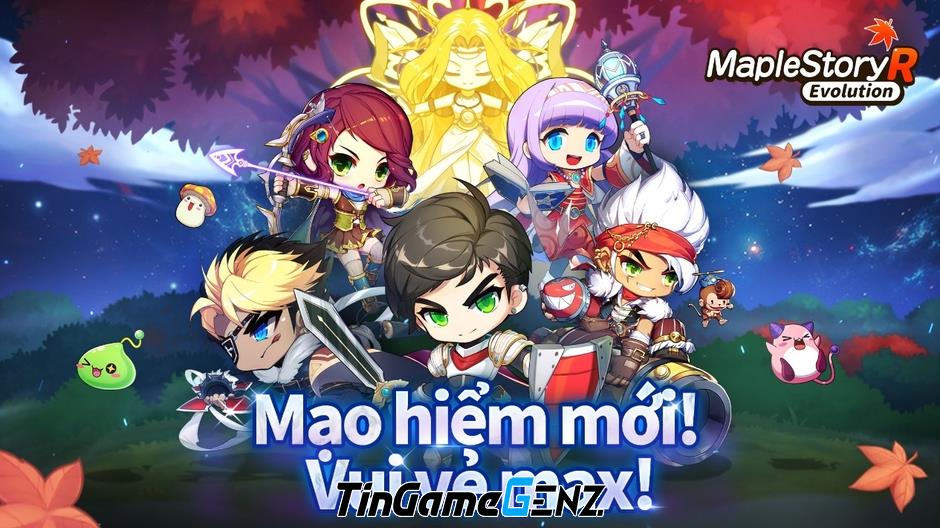 Nấm Lùn Phiêu Lưu Ký trở lại Việt Nam với Maple Story R: Evolution